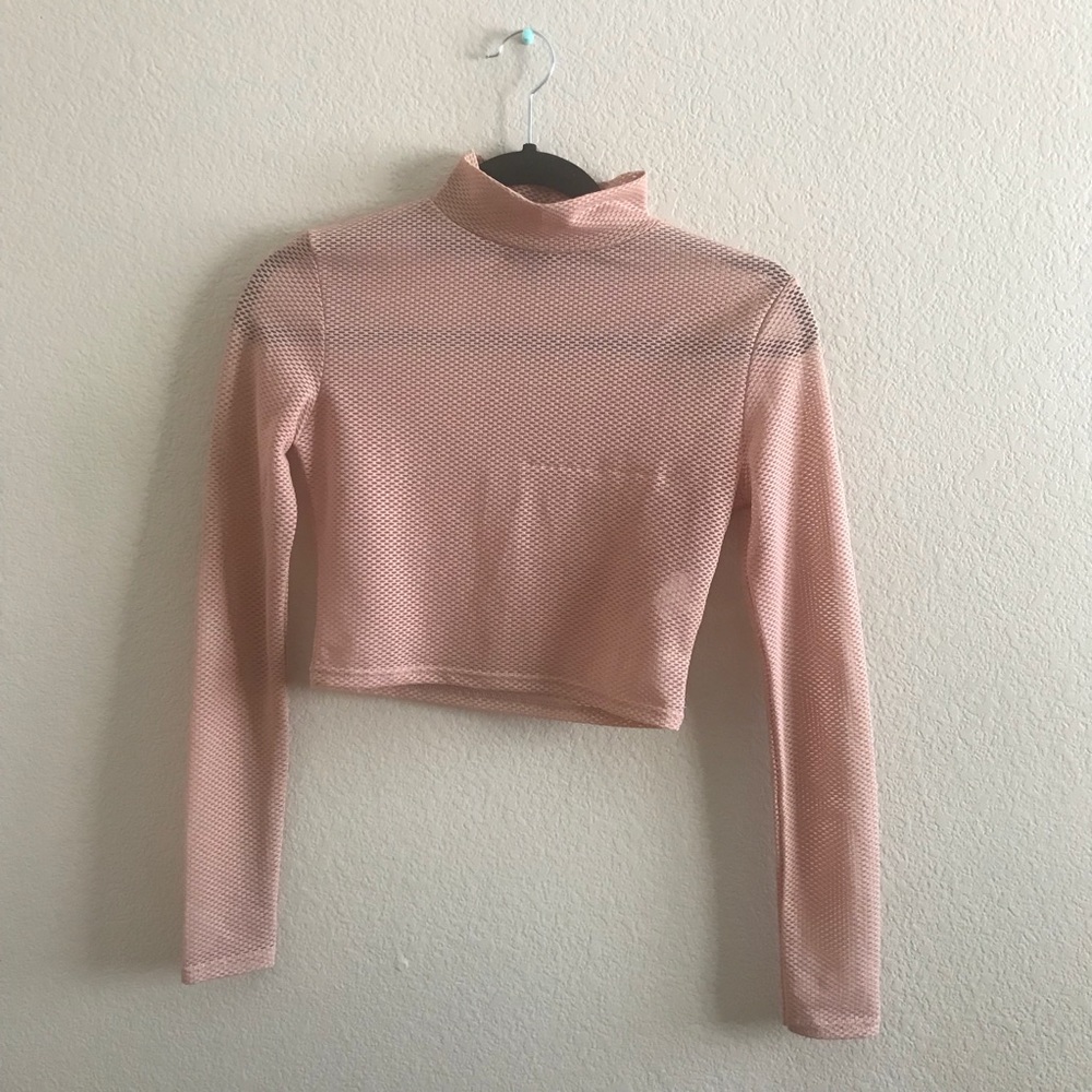 ***Sold*** Carli Bybel x Missguided Mesh Crop Top